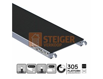 Rolsteiger platform zonder luik 305 cm carbon vloer (lichtgewicht)