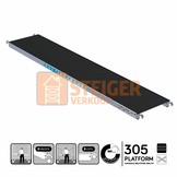 Rolsteiger platform zonder luik 305 cm carbon vloer (lichtgewicht)