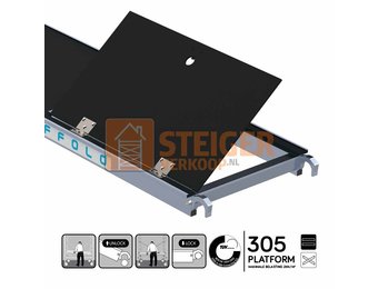 Rolsteiger platform met luik 305 cm carbon vloer (lichtgewicht)