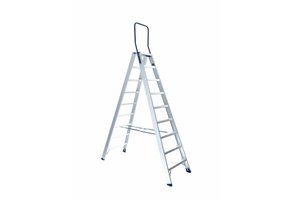 Trap dubbel professioneel 2x9 treden