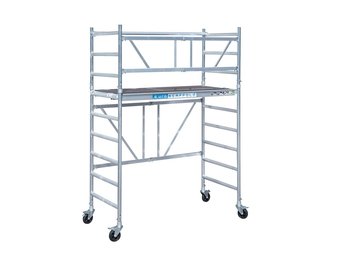 Kamersteiger 90x190 4m werkhoogte + platform 30 cm