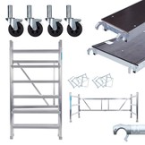 Kamersteiger 90x190 4m werkhoogte + platform 30 cm