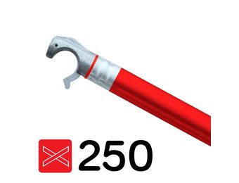 Rolsteiger diagonaal schoor 250 cm rood