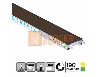 Rolsteiger platform smal 190x30 cm zonder luik