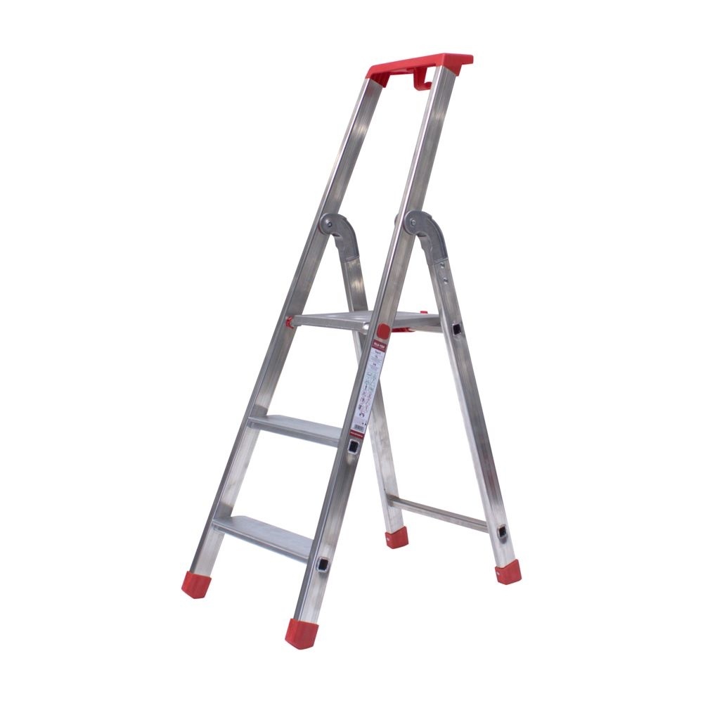 Semi-professionele trap enkel 1x3 treden inclusief platform