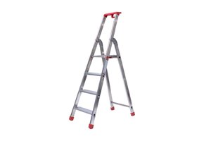 Alu-Top Semi-professionele trap enkel 1x4 treden inclusief platform