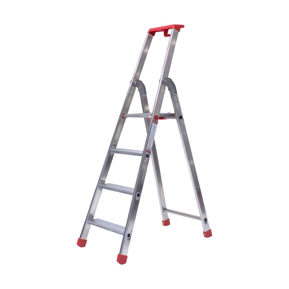 Semi-professionele trap enkel 1x4 treden inclusief platform