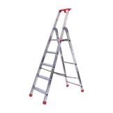 Semi-professionele trap enkel 1x5 treden inclusief platform