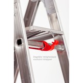 Semi-professionele trap enkel 1x5 treden inclusief platform