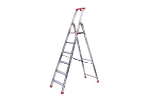 Alu-Top Semi-professionele trap enkel 1x6 treden inclusief platform