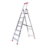 Semi-professionele trap enkel 1x7 treden inclusief platform