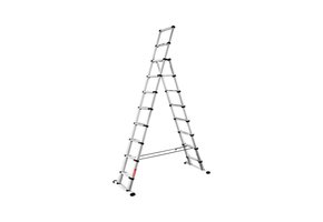 Telesteps Black Line Combi ladder dubbel recht 1x8 sporten