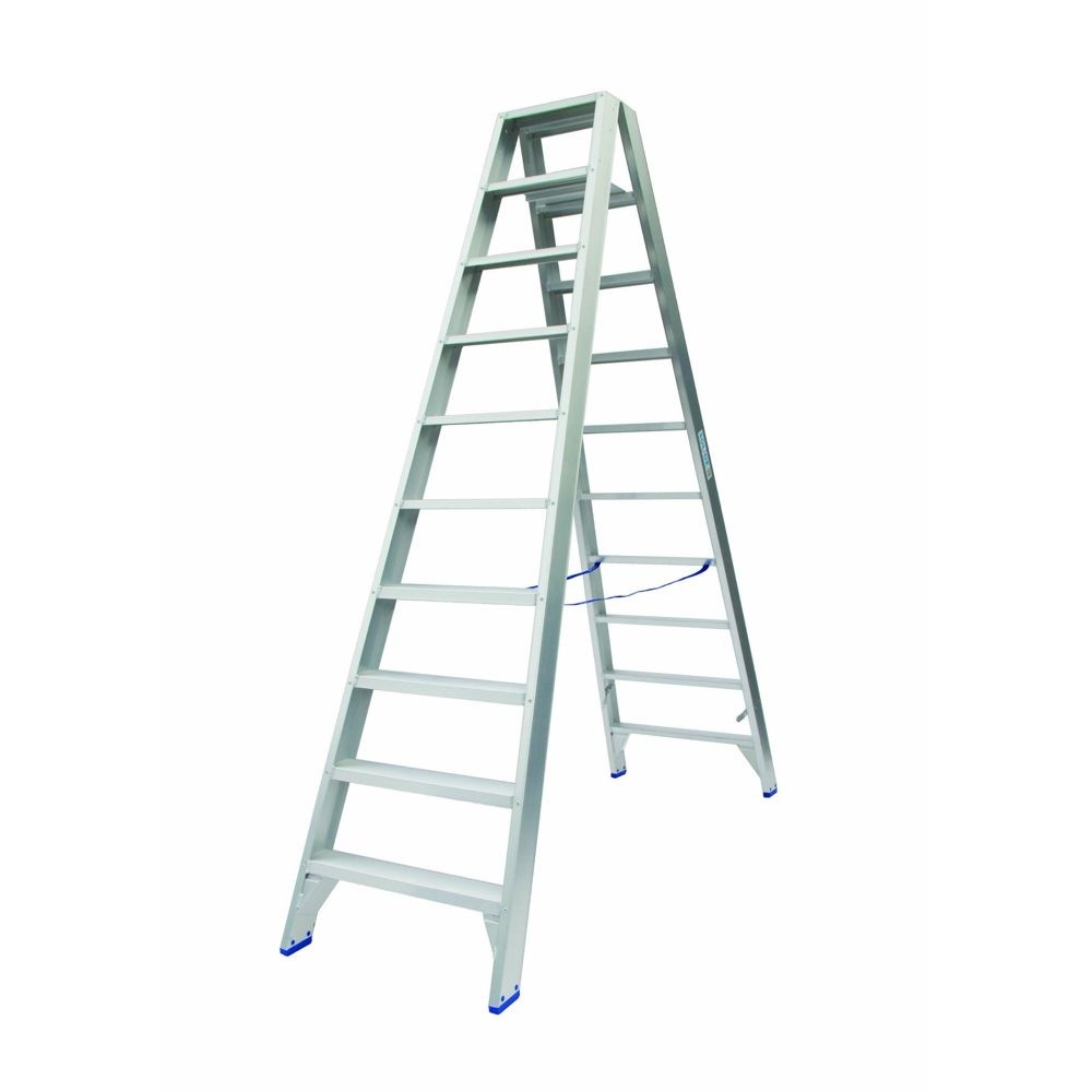 Trap Type DT dubbel 2x10 treden inclusief platform