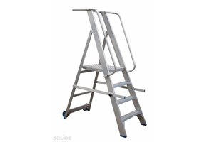 Solide Plooibaar Mobiel Platform Type PMP04 1x4 treden