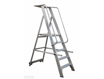 Solide Plooibaar Mobiel Platform Type PMP05 1x5 treden