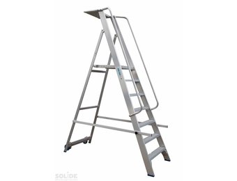 Solide Plooibaar Mobiel Platform Type PMP07 1x7 treden