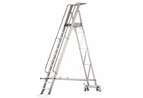 Solide Plooibaar Mobiel Platform Type PMP12 1x12 treden