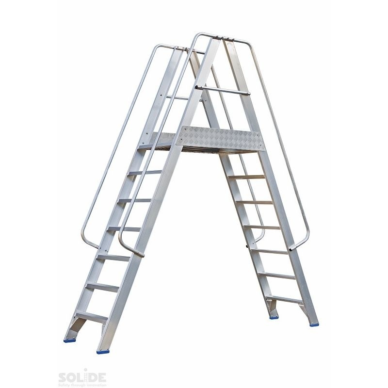 Mobiel Platform dubbele toegang 2x7 treden