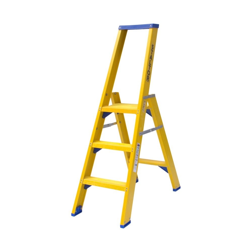 Bordestrap glasvezelversterkt enkel 1x3 treden inclusief platform