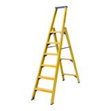 Bordestrap glasvezelversterkt enkel 1x6 treden inclusief platform