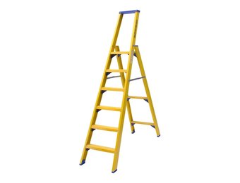 Staltor Bordestrap glasvezelversterkt enkel 1x6 treden inclusief platform