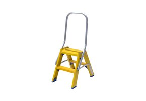 Staltor Trap glasvezelversterkt Type DT dubbel 2x2 treden inclusief platform + vaste beugel