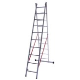 Ladder dubbel recht 2x14 sporten