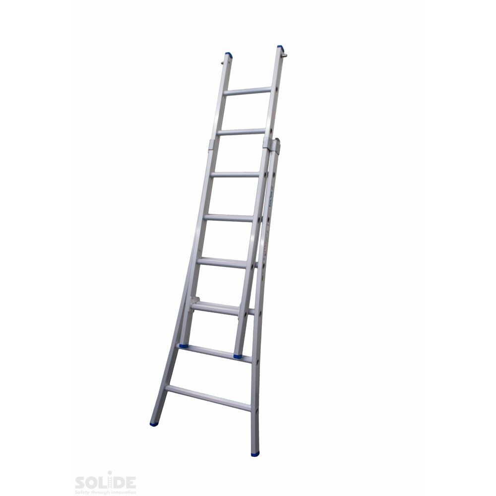 Ladder Type C gecoat dubbel uitgebogen 2x6 sporten