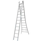 Ladder Type C gecoat dubbel uitgebogen 2x12 sporten