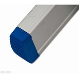 Ladder Type C gecoat dubbel uitgebogen 2x14 sporten + gevelrollen