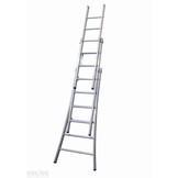 Ladder Type D gecoat driedelig uitgebogen 3x6 sporten