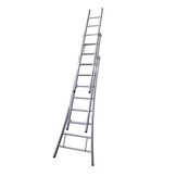 Ladder Type D gecoat driedelig uitgebogen 3x8 sporten