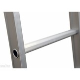 Ladder Type D gecoat driedelig uitgebogen 3x9 sporten