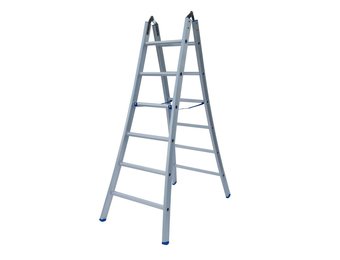 Solide Scharnierladder Type B dubbel uitgebogen 2x6 sporten