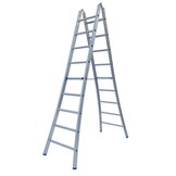 Scharnierladder Type B dubbel uitgebogen 2x14 sporten