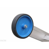 Schuifladder met touw Type E26 gecoat dubbel recht 2x26 sporten + stabiliteitsbalk