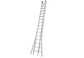 Solide Ladder Type CB dubbel uitgebogen 2x16 sporten + gevelrollen