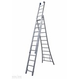 Ladder Type DB driedelig uitgebogen 3x14 sporten + gevelrollen
