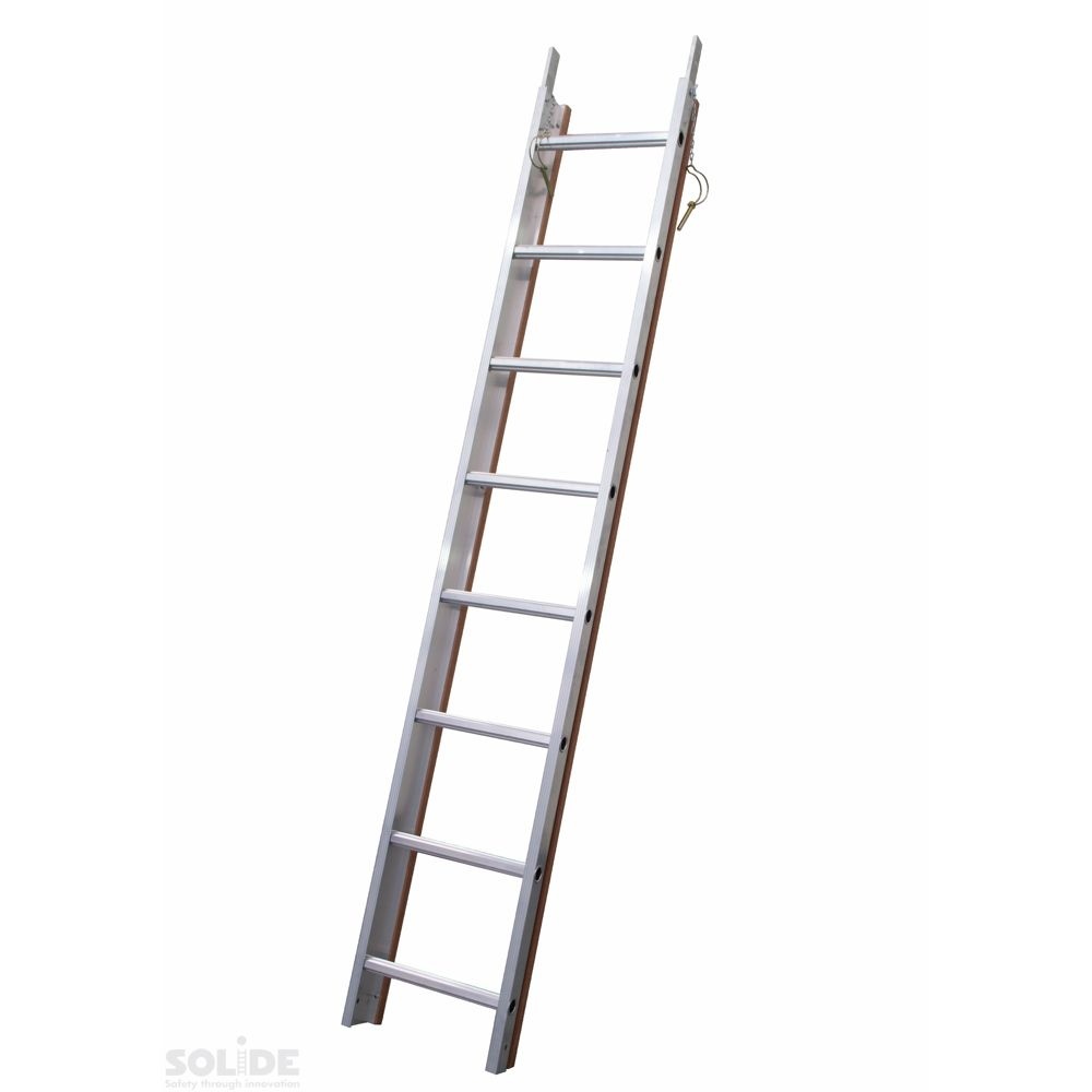Dakladder enkel recht 1x8 sporten