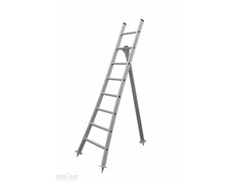 Eurostairs Plukladder Type G enkel uitgebogen 1x6 sporten