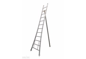 Eurostairs Plukladder Type G enkel uitgebogen 1x12 sporten