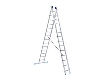 Eurostairs Reform ladder dubbel recht 2x9 sporten
