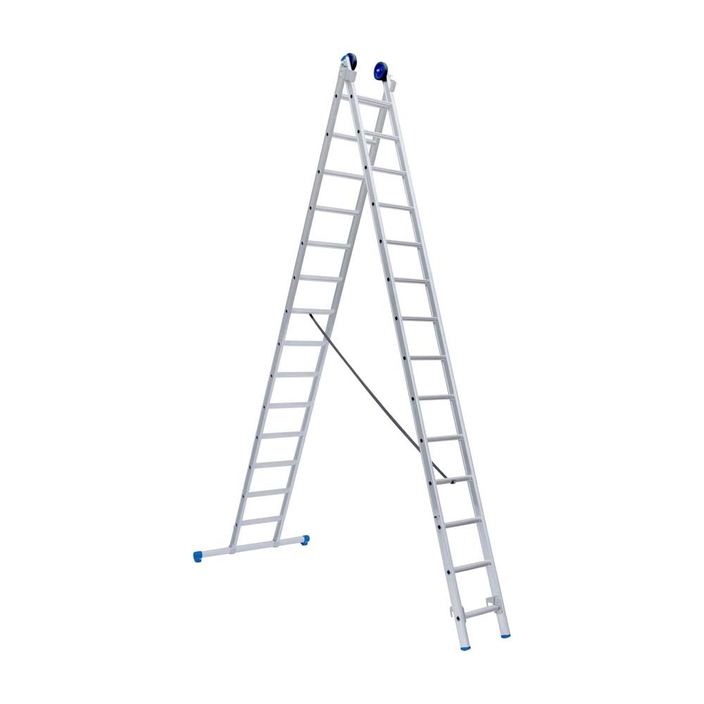 Eurostairs Reform ladder dubbel recht 2x9 sporten