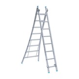 Eurostairs Reform ladder dubbel uitgebogen 2x8 sporten
