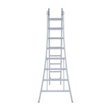 Eurostairs Reform ladder dubbel uitgebogen 2x9 sporten