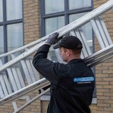 Eurostairs Reform ladder driedelig uitgebogen 3x9 sporten