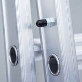 Eurostairs Reform ladder driedelig recht 3x9 sporten