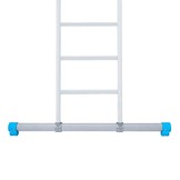 Eurostairs Reform ladder driedelig recht 3x12 sporten + gevelrollen