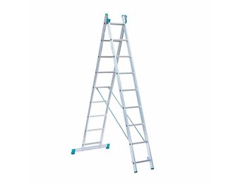 Eurostairs home reform ladder dubbel recht 2x9 sporten