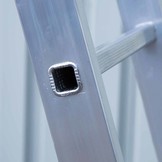 Eurostairs home reform ladder dubbel recht 2x9 sporten